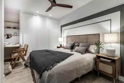 Cama o camas de una habitación en Stella - 3 bedrooms in Goya