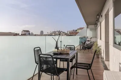 Un balcón o terraza de Tatio - 1 bedroom in Chamberí