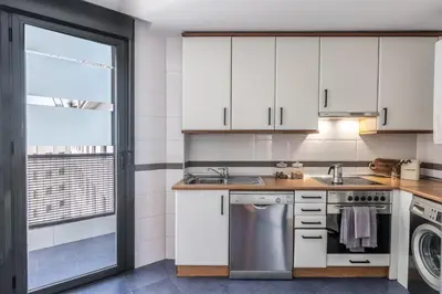 Una cocina o zona de cocina en Brezza - 1 bedroom and terrace in Goya
