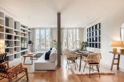 Zona de estar de Koka - 3 bedrooms apartment in Ibiza
