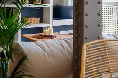 Zona de estar de Koka - 3 bedrooms apartment in Ibiza
