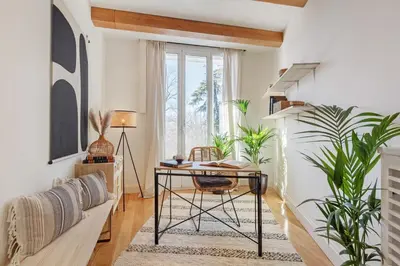 Zona de estar de Koka - 3 bedrooms apartment in Ibiza