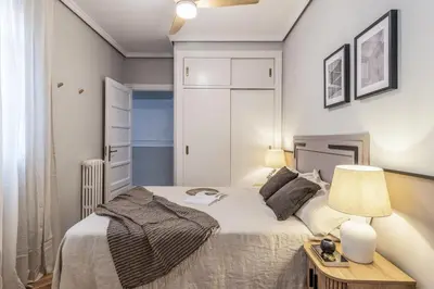 Cama o camas de una habitación en Atazar - 3 bedroom in Recoletos