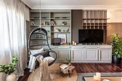 Una televisión o centro de entretenimiento en Opala - 1 bedroom in Castellana