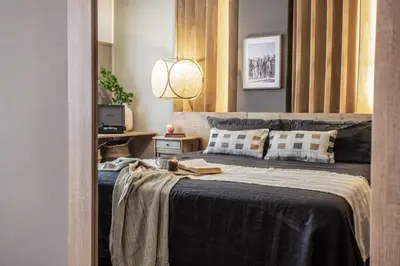 Cama o camas de una habitación en Opala - 1 bedroom in Castellana