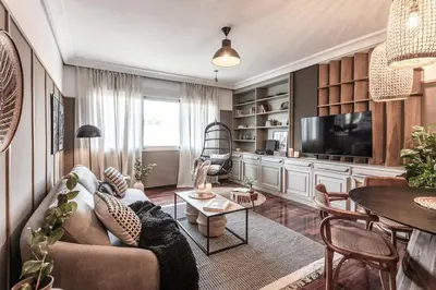 Una televisión o centro de entretenimiento en Opala - 1 bedroom in Castellana