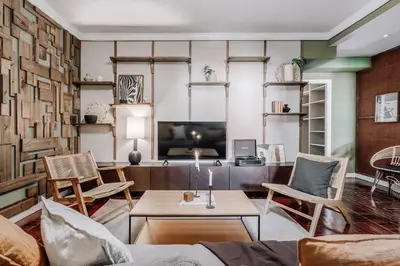 Zona de estar de Twa - 2 bedrooms in Almagro