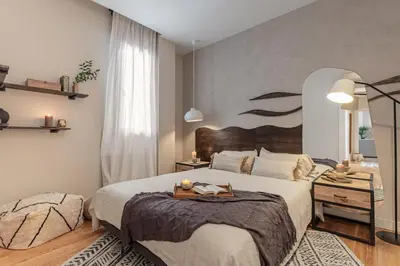 Cama o camas de una habitación en Rachid - 2 bedrooms in Azca