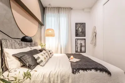 Cama o camas de una habitación en Akabli - 2 bedrooms in Almagro