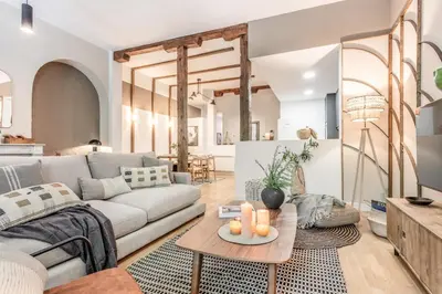 Zona de estar de Akabli - 2 bedrooms in Almagro