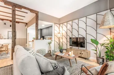Zona de estar de Akabli - 2 bedrooms in Almagro