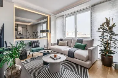 Zona de estar de Wonder - 3 bedrooms in Chamberí
