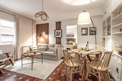 Zona de estar de Pagani - 1 bedroom apartment in Goya