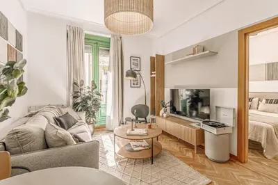 Zona de estar de Guarani - 1 bedroom in Justicia