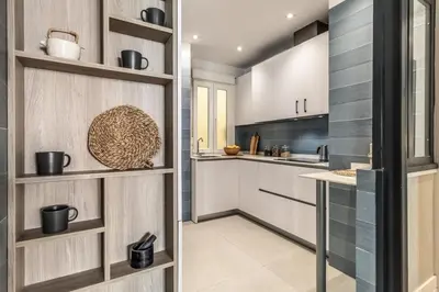 Una cocina o zona de cocina en Laguna - 3 bedroom in Ibiza