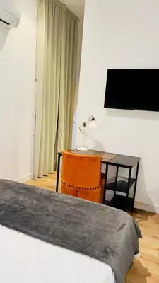 Cama o camas de una habitación en Habitación Plaza Zerolo C