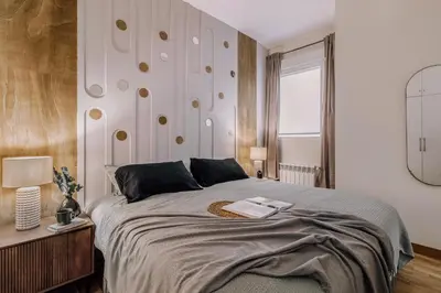 Cama o camas de una habitación en Tupiza - 3 bedrooms and office in Goya
