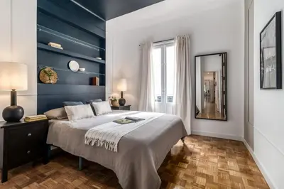 Cama o camas de una habitación en Dehesa - 3 bedrooms in Ríos Rosas