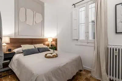 Cama o camas de una habitación en Dehesa - 3 bedrooms in Ríos Rosas