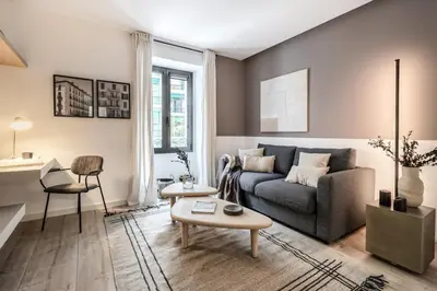 Zona de estar de Lince - 1 bedroom in Arapiles