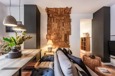 Zona de estar de Dunga - 2 bedrooms and terrace in Castellana
