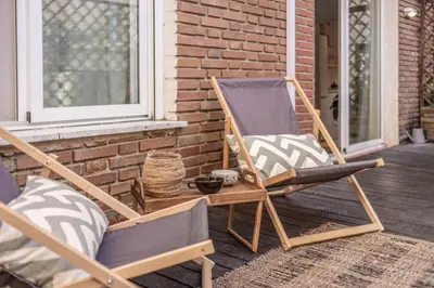 Zona de estar de Dunga - 2 bedrooms and terrace in Castellana