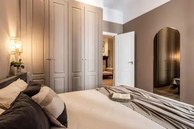 Cama o camas de una habitación en Arashi - 4 bedrooms in Chueca