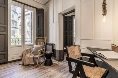 Zona de estar de Arashi - 4 bedrooms in Chueca