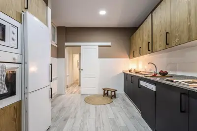 Una cocina o zona de cocina en Arashi - 4 bedrooms in Chueca