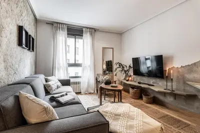 Una televisión o centro de entretenimiento en Eyne - 2 bedrooms in Goya