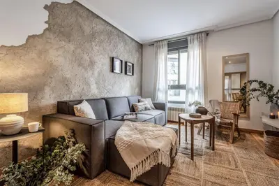 Zona de estar de Eyne - 2 bedrooms in Goya