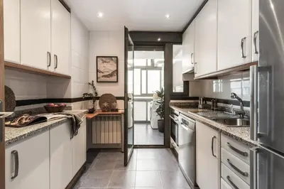 Una cocina o zona de cocina en Eyne - 2 bedrooms in Goya