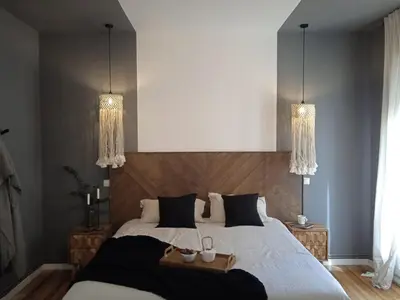 Cama o camas de una habitación en Lezat - 3 bedrooms in Ríos Rosas