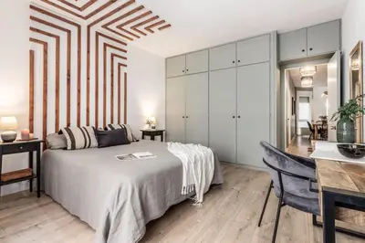 Cama o camas de una habitación en Kibale - 3 bedrooms in Chamberí
