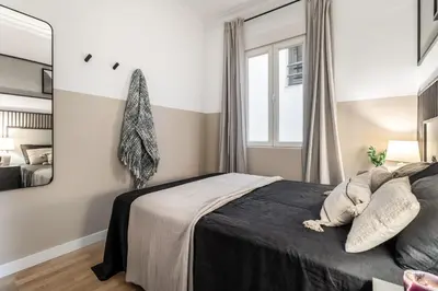 Cama o camas de una habitación en Meseta - 2 bedroom in Rio Rosas