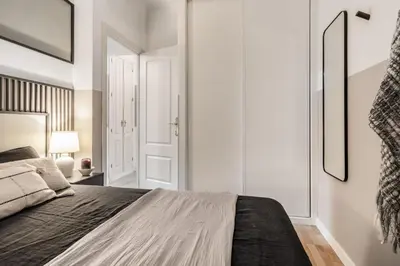 Cama o camas de una habitación en Meseta - 2 bedroom in Rio Rosas
