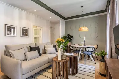 Zona de estar de Pepe - 2 bedrooms in Trafalgar
