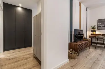 Una televisión o centro de entretenimiento en Vento - 1 bedroom in Arapiles