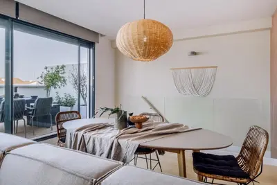 Zona de estar de Kai - 4 bedrooms duplex in Chamberí