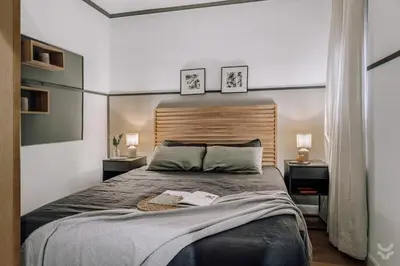 Cama o camas de una habitación en Ramones - 2 bedrooms in Ibiza