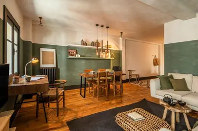 Zona de estar de Indah - 2 bedrooms in Centro