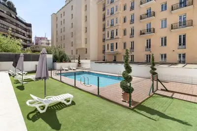 Piscina en o cerca de Gaeta - 1 bedroom and shared pool in Ríos Rosas