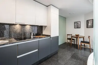 Una cocina o zona de cocina en Mugnano - 2 bedrooms, gym and padel court in Goya