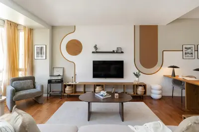 Una televisión o centro de entretenimiento en Alora - 3 bedrooms in Goya