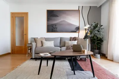 Zona de estar de Lirio - 1 bedroom and pool in Almagro