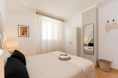 Cama o camas de una habitación en Lirio - 1 bedroom and pool in Almagro