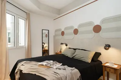 Cama o camas de una habitación en Tibur - 3 bedrooms in Almagro