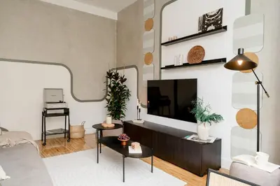Una televisión o centro de entretenimiento en Tibur - 3 bedrooms in Almagro