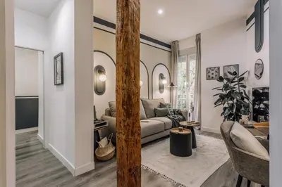 Zona de estar de Gazi - 2 bedrooms in Goya
