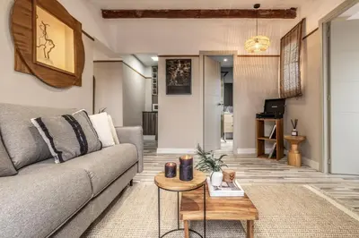 Zona de estar de Shiomi - 1 bedroom and terrace in Justicia